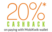 Bigbasket 20% cashback via Mobikwik Max 125 3rd OCT – 5th OCT