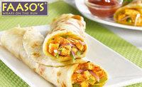 Get 500 rs food at 125rs @ Faasos, for 50% off D50 [Delhi], MUM50 [Mumbai], PUN50 [Pune], CALL50, s100 on 250 [others]