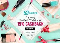 Get 15% cashback on paying with MobiKwik wallet || Nykaa