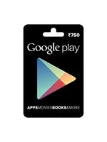 Google Play Cards now available at Amazon Rs.750/1000/1500