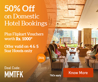 Free 1000 Flipkart Gv from Makemytrip 