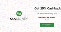 (Expired) Add Ola Money now & get 25% EXTRA