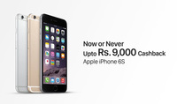  Apple iPhone 6S- rs 9000 Cashback PayTM 