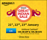 Amazon Great Indian Sale --- 21 to 23 Jan 2016