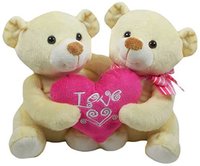 Archies Soft Toy Couple Bear with Heart, Multi Color (22cm)@360 mrp 899 Amazon