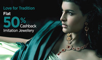 Flat 50% Cash Back on Imitation Jewellery @PayTM