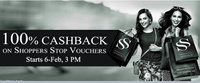 100% Cashback on ShoppersStop Vouchers @Crownit App