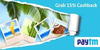 LIVE -  Avail 15% cashback when you pay with your Paytm Wallet on Cleartrip