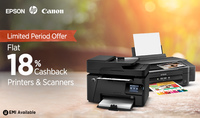 Paytm: Flat 18% Cashback On Printers & Scanners