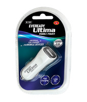 Eveready 2.1 Amp USB Car Charger - White- Rs  215  [ 46 %  off   ] @ snapdeal