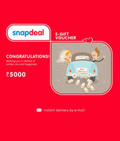 Live Now - Flat 5% off on Snapdeal Wedding E-Gift Card upto Rs 150/- off