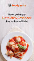 FoodPanda 20% CashBack Using PayTM Wallet