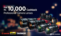 Professional Camera Lenses Flat Rs.10000 Cashback @Paytm