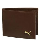 Flat 74% off on Puma Brown & Black Leather Wallet @Rs.339 {Mrp-1299} at Snapdeal