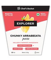 Chef's Basket Explorer - Chunky Arrabbiata Pasta 215g @60/- only (39% off) Mrp 99 +FREE shipping at Snapdeal 