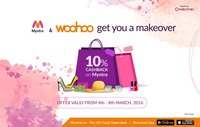 10% Cashback on Myntra via Woohoo App & www.woohoo.in