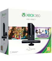 Microsoft Xbox 360 4GB Kinect With Kinect Adventures And Kinect Sports Ultimate @16990/-
