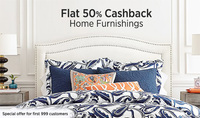 Flat 50% Cashback Home Furnishing @ Paytm