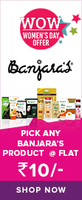 Banjara's Products at Just Rs. 10 -purple
