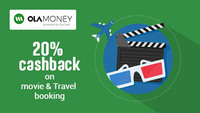 20% Cashback on Payment with OLA Money on Fastticket-Movie and Travel