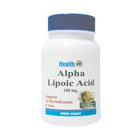 HealthVit Alpha Lipoic Acid 100 MG 60 Tablets @300 Mrp 700 (57% off) at Amazon 