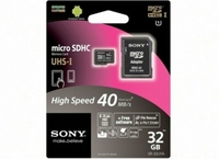 Sony 32GB UHS-I Class 10 microSDHC Memory Card (Upto 40MBPS) @330/- only Mrp 1056 (69% off) at Amazon