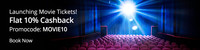 Flat 10% cash Back on Movie Tickets @PayTM