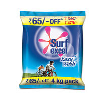 Surf Excel Easy Wash Detergent Powder 4 kg @ 301 (37% off) at Snapdeal
