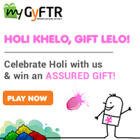 win an Assured gift Voucher of INR 1000 (brands like Bata, CROMA, Amazon)