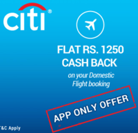 Goibibo : Exclusive offers on Goibibo app with Citi Cards