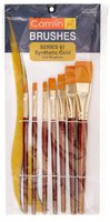 Camel Paint Brush Series 67 - Flat Synthetic Gold, Set of 7 by Camel : 282 at Amazon.in