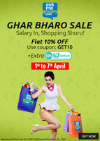 Flat 10% Off + Extra 10% Cashback.Use Code *GET10*_Askmegrocery