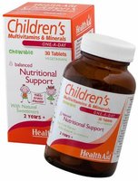 HealthAid Children's MultiVitamins and Minerals - 30 Chewable Tablets@561 MRP1020(45%off)