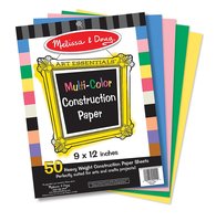 Multi-Color Construction Paper (9"x12") by Melissa & Doug @ 199 MRP 1699