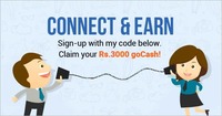 Goibibo ,Introducing goCash Plus ,No Restrictions ,No Limits To Use ,Refer 5 Friends & Get RS.500 goCashPlus (No Usage Restriction)