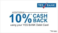 10% discount on Yes Bank Debit cards at Snapdeal