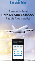 Extra 10% Paytm CashBack upto Rs. 500 on Flights & Hotels @PayTM