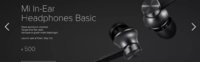 Upcoming | Mi In-Ear Headphones Basic | Rs. 500 | 03-May | 10AM | Black/Silver