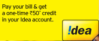 Idea Mega Loot- Pay Re.1 & Get Rs.51 Postpaid Bill Payment !