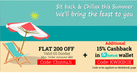 Box8 - Flat Rs.200 off on Min order of Rs.480 + 15% Mobikwik Cashback