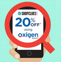 LIVE | Get 20% OFF* on ShopClues using Oxigen Wallet.