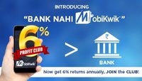 Bank nahi Mobikwik - Join the 6% Profit Club!