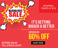 Zotezo: Blow Out Sale - 20th June- Minimum 60% Off
