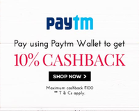NYKAA - 10% Cashback through Paytm
