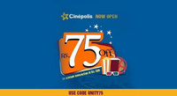CINEPOLIS - Get Rs 75 Off on transaction of 200 and above