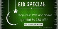 Hidekraft : Get Flat Rs.786 Off, when you shop for Rs. 1299 or above