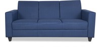 HomeTown Fabric 3 Seater Sofa (Beige or Blue)