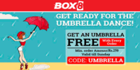 (Account specicific)BOX8 Get Umbrella free with orders