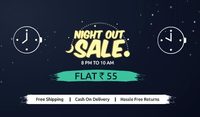 Shopclues Night out sale(8 to 10pm) Flat Rs55 (FREE Shipping)
