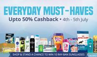 Upto 50% Cash Back On Personal Care, Skin Care & Make up, Grooming Products & much more (4th & 5th July)